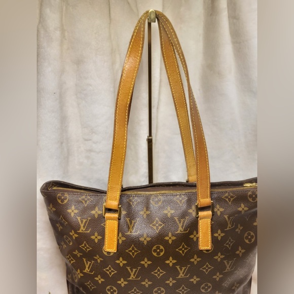 Auth Louis Vuitton Cabas Mezzo shoulder tote bag - Picture 5 of 16